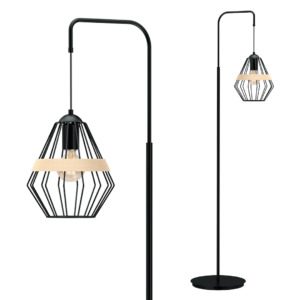 Lampa stojąca CLIFF BLACK 1xE27 Milagro