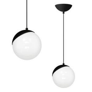Lampa wisząca SFERA BLACK 1xE14 Milagro