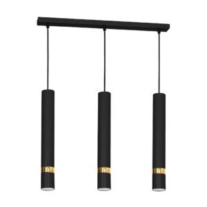 Lampa wisząca JOKER BLACK/GOLD 3xGU10 Milagro
