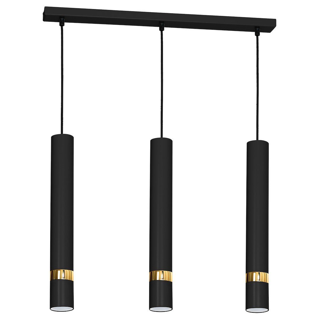 Lampa wisząca JOKER BLACK/GOLD 3xGU10 Milagro - obrazek 2