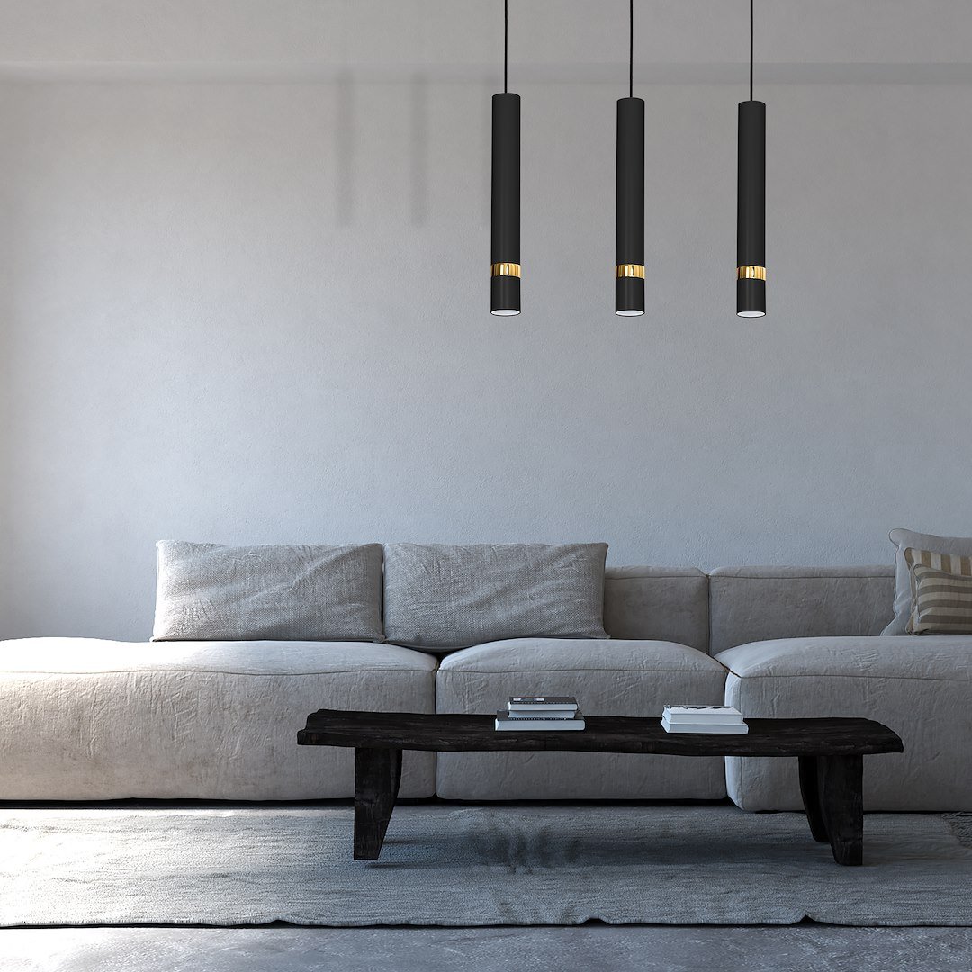 Lampa wisząca JOKER BLACK/GOLD 3xGU10 Milagro - obrazek 4