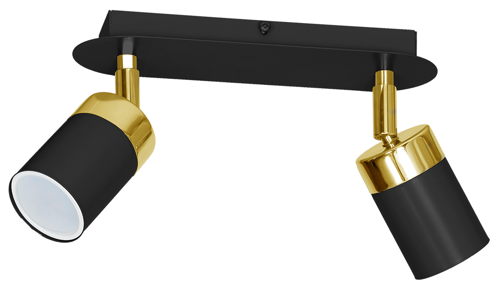 Lampa sufitowa JOKER BLACK/GOLD 2xGU10 Milagro - obrazek 8