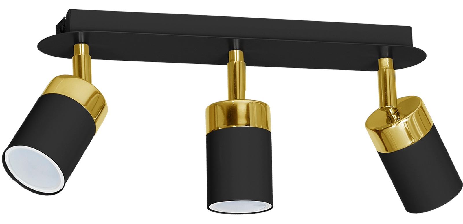 Lampa sufitowa JOKER BLACK/GOLD 3xGU10 Milagro - obrazek 8