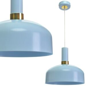 Lampa wisząca MALMO BLUE 1xE27 Milagro