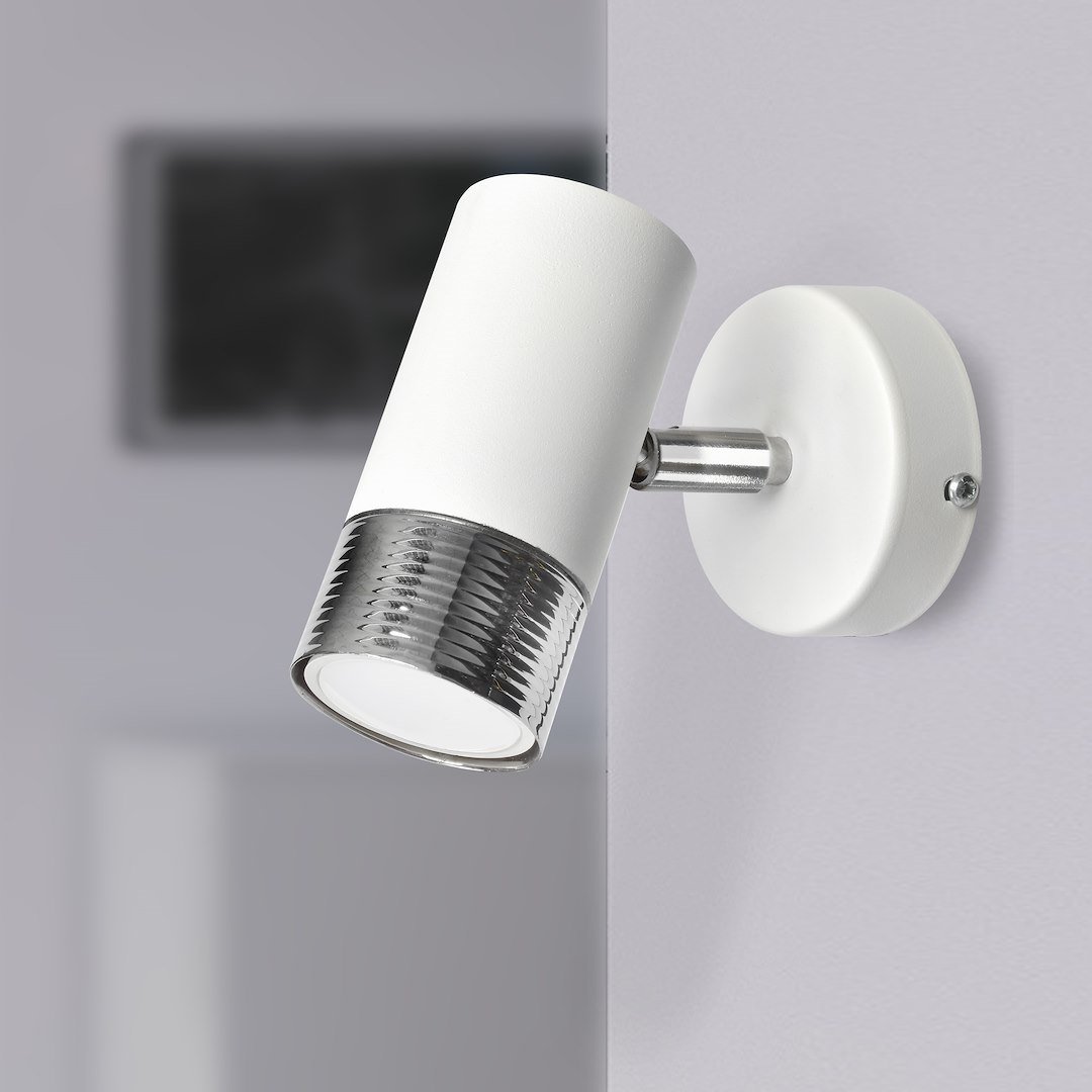 Kinkiet Dani 1xGU10 Biały/Chrome Milagro - obrazek 6