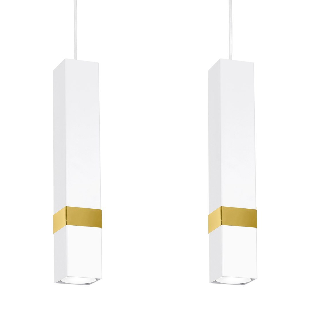 Lampa wisząca Vidar 3xGU10 Biały/Złoty Milagro - obrazek 5