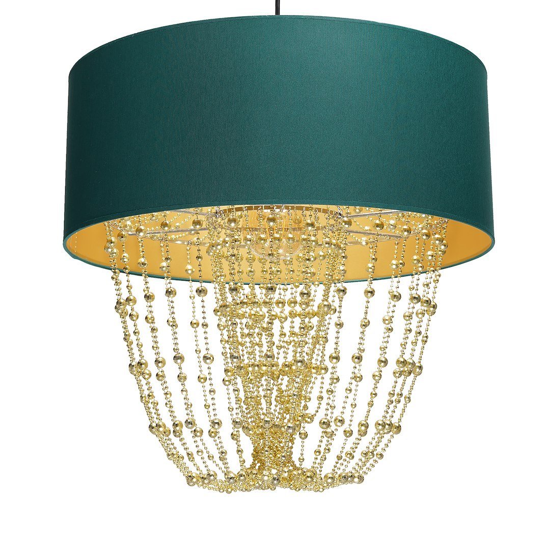 Lampa wisząca ALMERIA GREEN/GOLD 1xE27 Milagro - obrazek 4