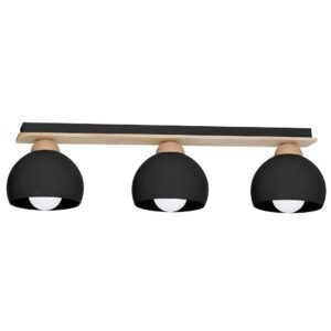 Lampa sufitowa DAMA BLACK 3xE27 Milagro