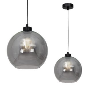 Lampa wisząca SOFIA SMOKED 1xE27 Milagro