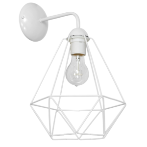 Kinkiet Basket 1xE27 Biały Milagro