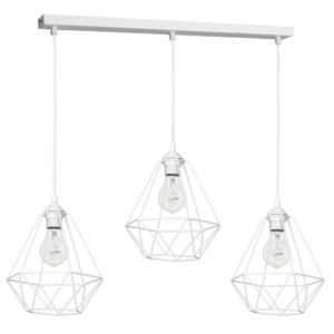 Lampa wisząca BASKET Biały 3xE27 Milagro