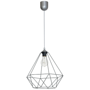 Lampa wisząca BASKET GRAY 1xE27 Milagro