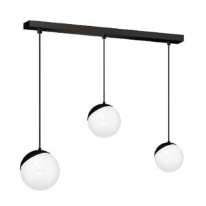 Lampa wisząca SFERA BLACK 3xE14 Milagro