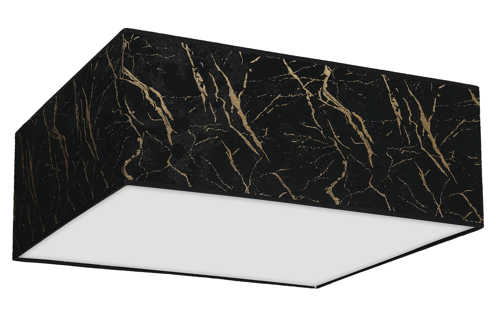 Lampa sufitowa SENSO Black/Gold kwadrat 3xE27 Milagro - obrazek 8