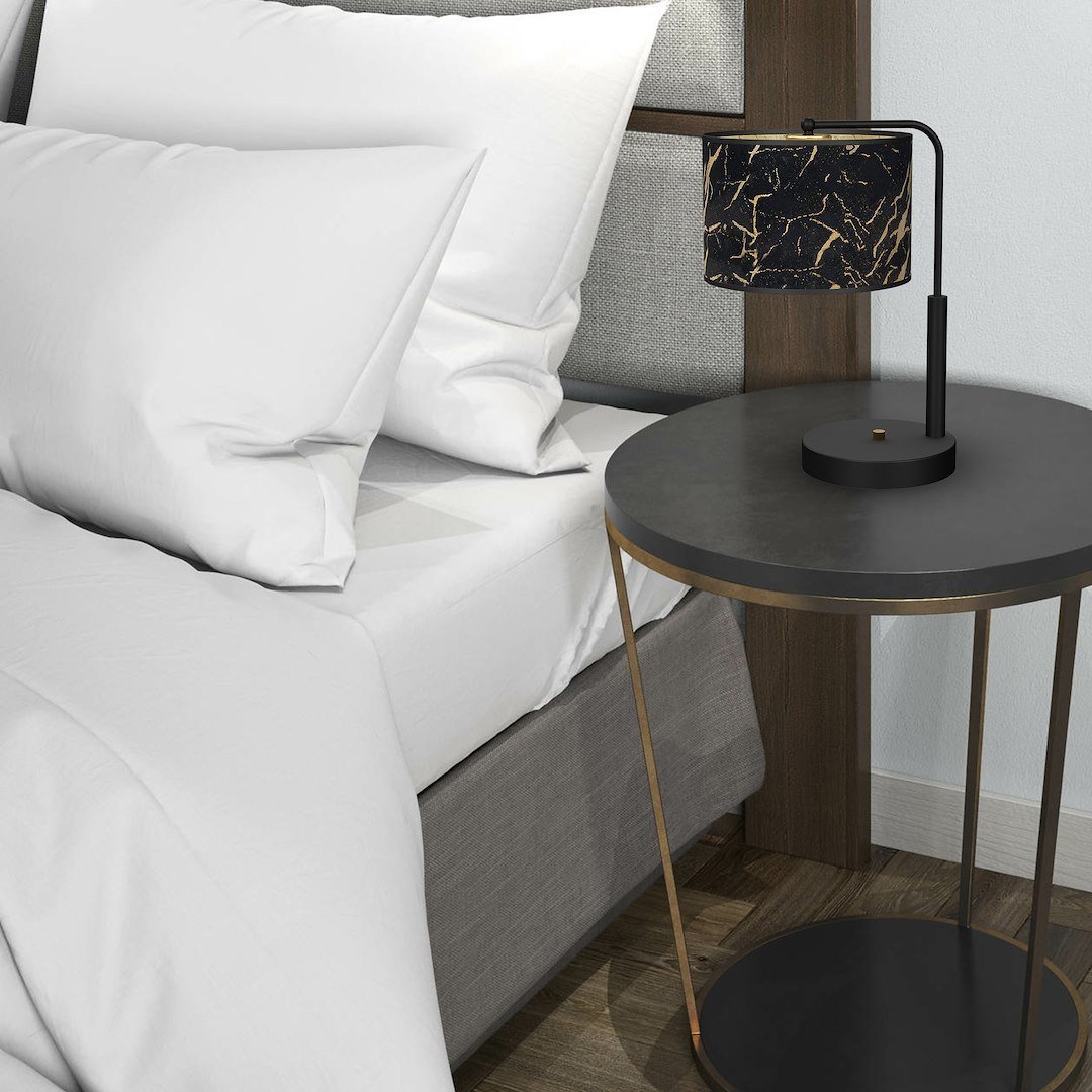 Lampka stołowa SENSO Black/Gold 1xE27 Milagro - obrazek 4