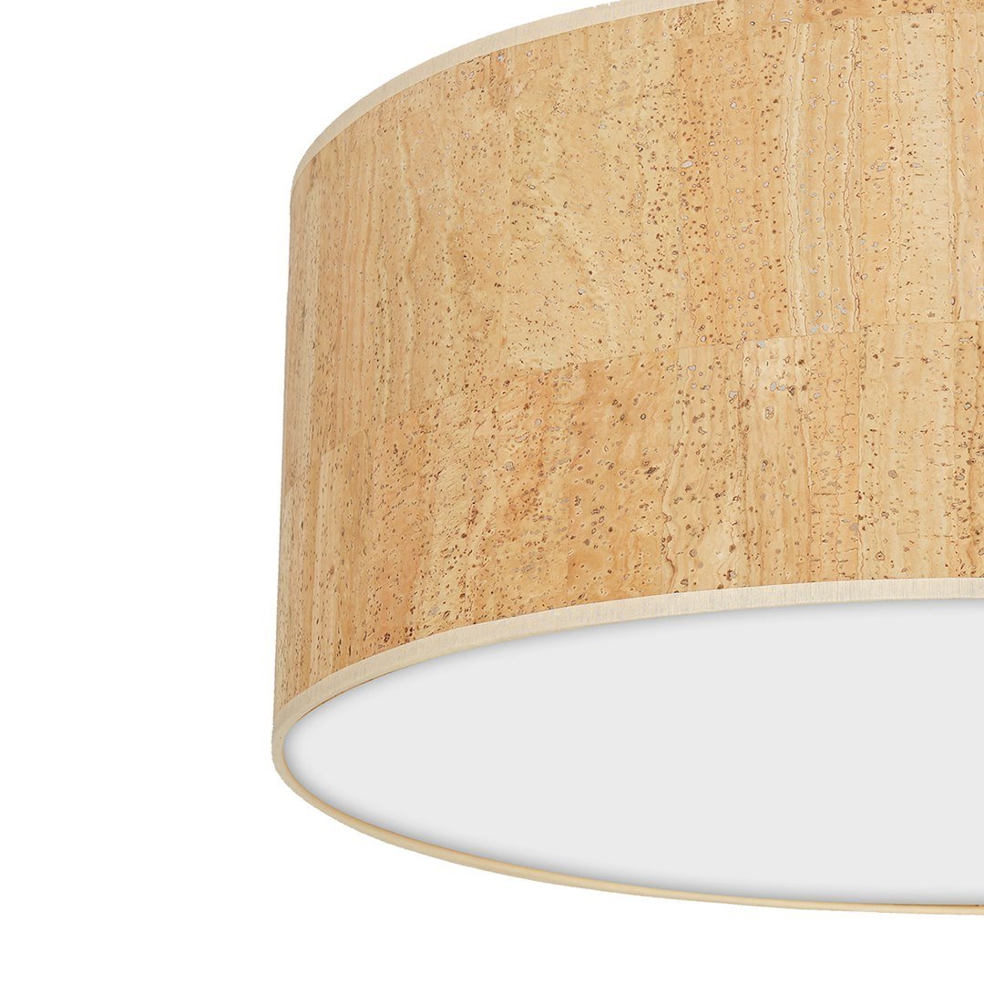 Lampa sufitowa Cork 3xE27 Ø50cm Biały / Korek Milagro - obrazek 2