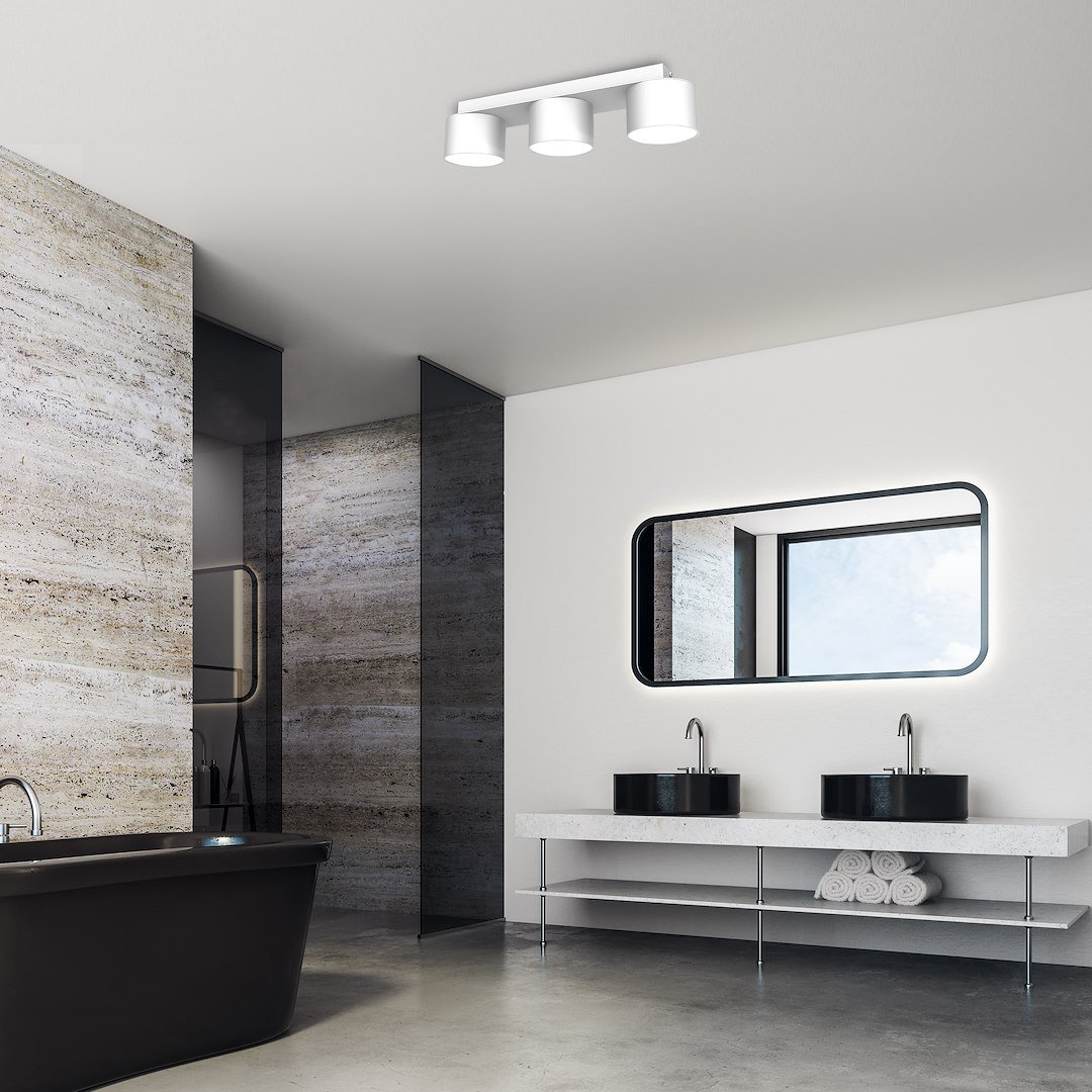 Lampa sufitowa Dixie 3xGX53 Biały Milagro - obrazek 3