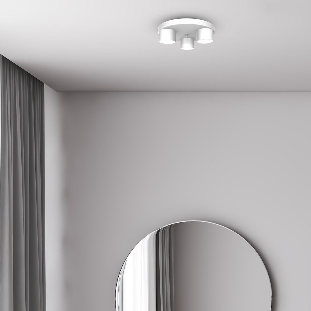 Lampa sufitowa Dixie 3xGX53 Biały Milagro - obrazek 3
