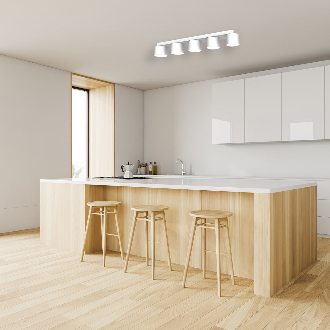 Lampa sufitowa Dixie 5xGX53 Biały Milagro - obrazek 3