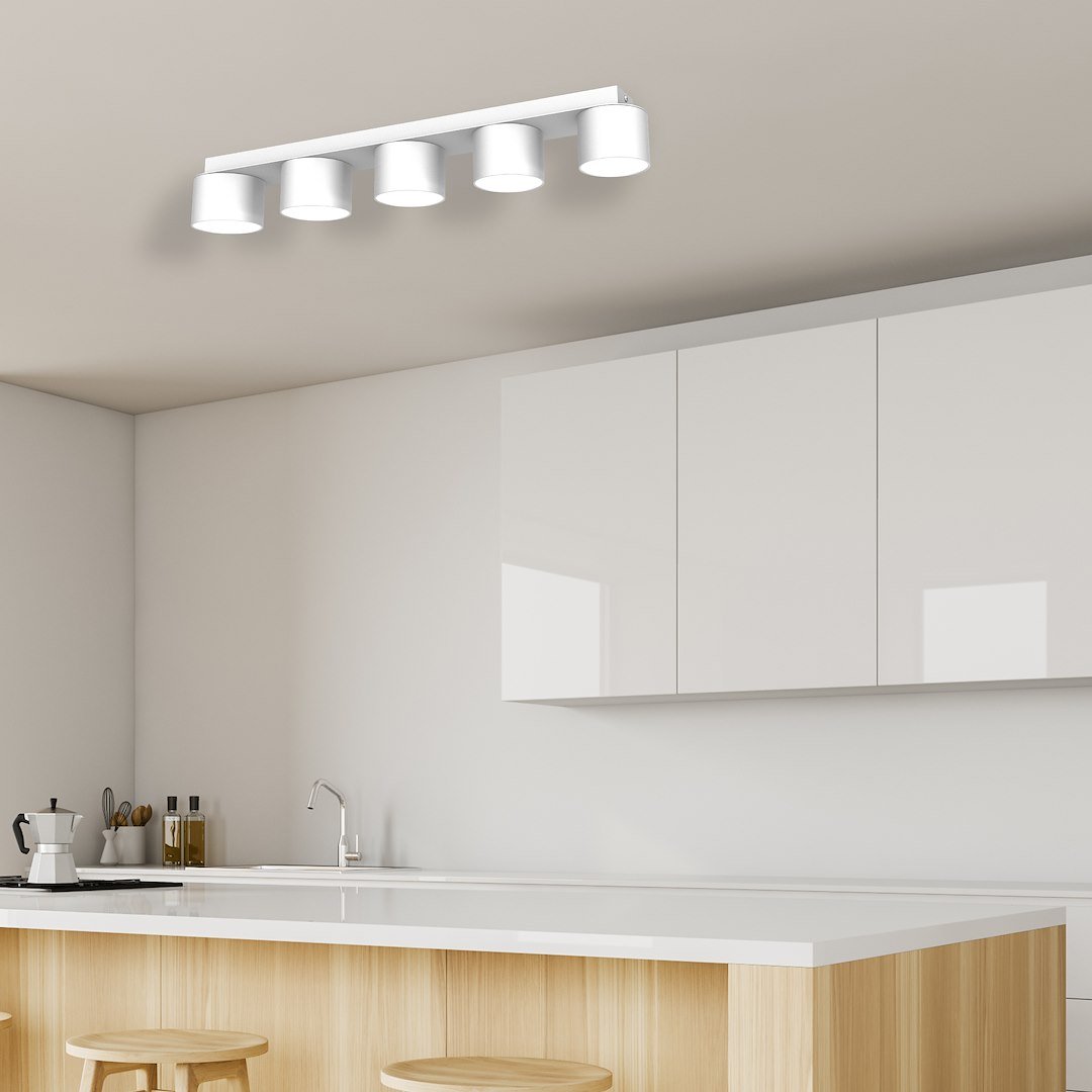 Lampa sufitowa Dixie 5xGX53 Biały Milagro - obrazek 5