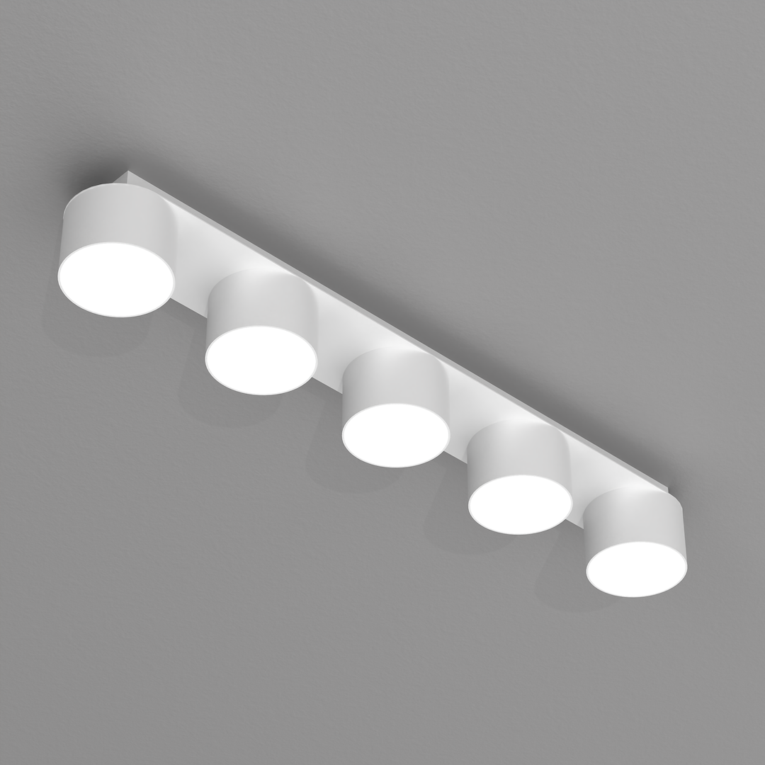 Lampa sufitowa Dixie 5xGX53 Biały Milagro - obrazek 9