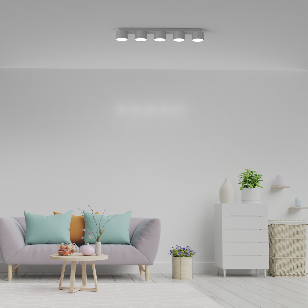 Lampa sufitowa Dixie 5xGX53 Biały Milagro - obrazek 10