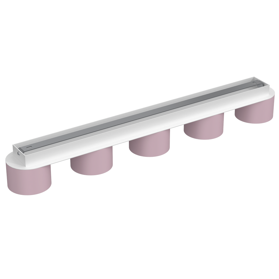 Lampa sufitowa Dixie 5xGX53 Różowy/Biały Milagro - obrazek 9