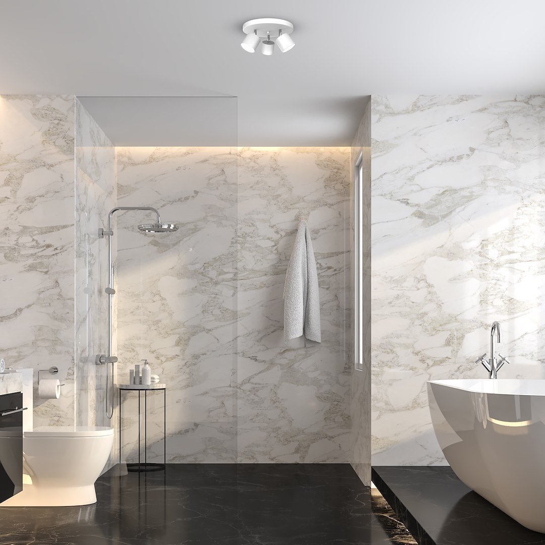 Lampa sufitowa Dixie 3xGX53 Biały Milagro - obrazek 3