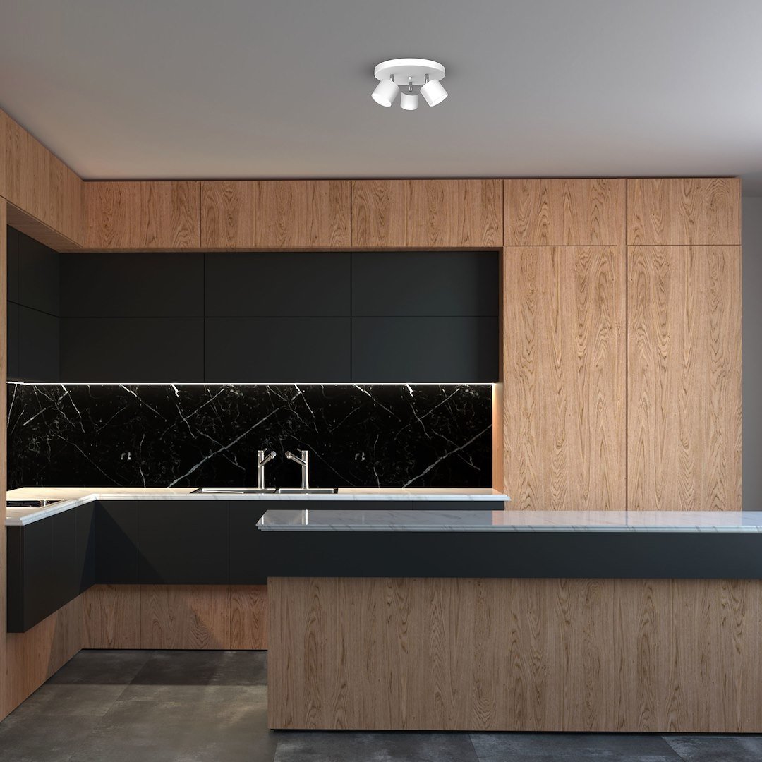 Lampa sufitowa Dixie 3xGX53 Biały Milagro - obrazek 6