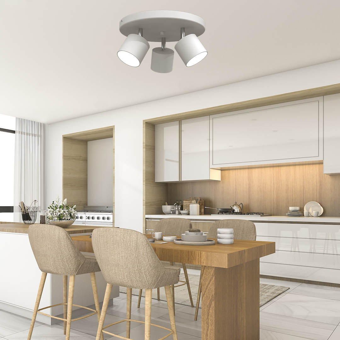 Lampa sufitowa Dixie 3xGX53 Biały Milagro - obrazek 8