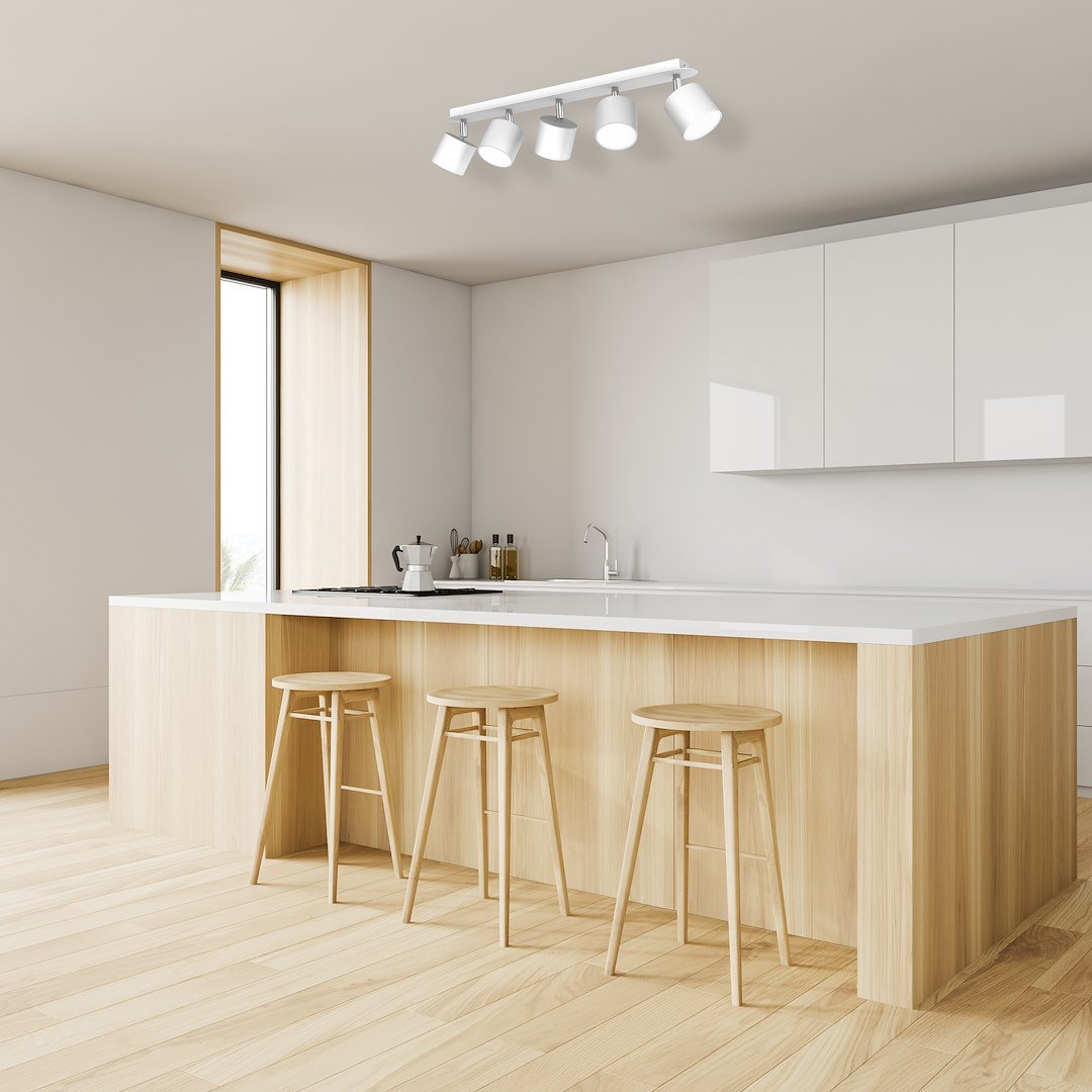 Lampa sufitowa Dixie 5xGX53 Biały Milagro - obrazek 3