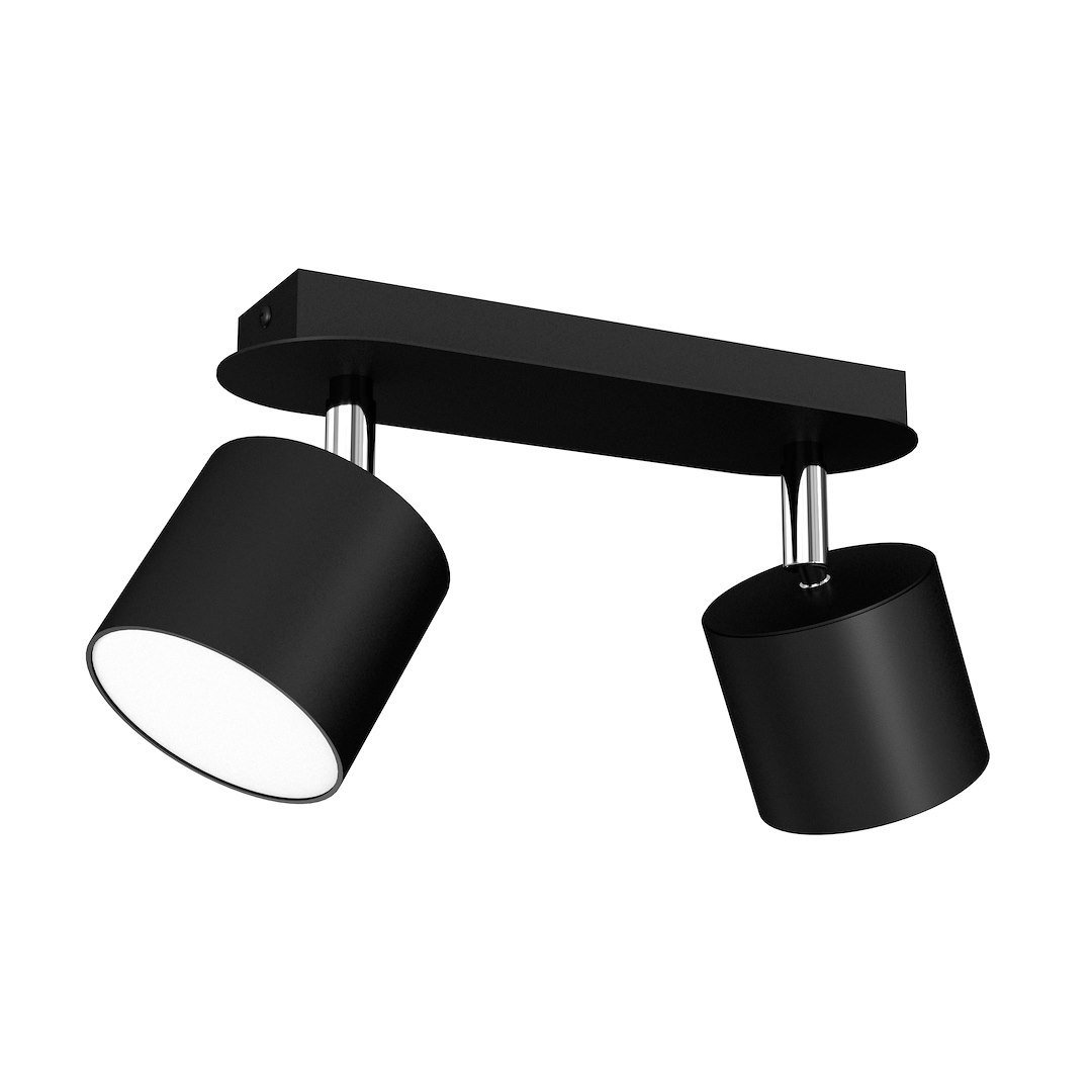 Lampa sufitowa DIXIE BLACK 2xGX53 Milagro