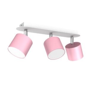 Lampa sufitowa DIXIE PINK 3xGX53 Milagro