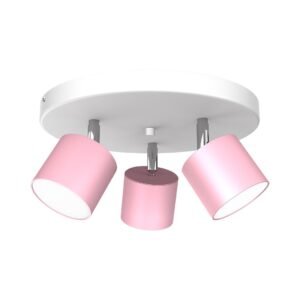 Lampa sufitowa DIXIE PINK 3xGX53 Milagro