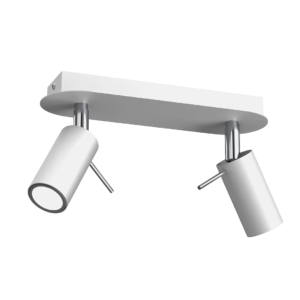 Lampa sufitowa Preston 2x mini GU10 Biały/Chrom Milagro