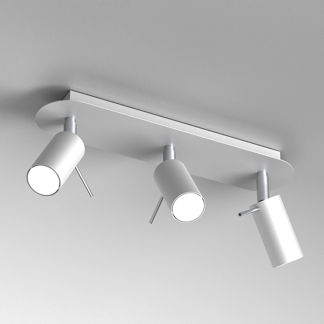 Lampa sufitowa Preston 3x mini GU10 Biały/Chrom Milagro - obrazek 2