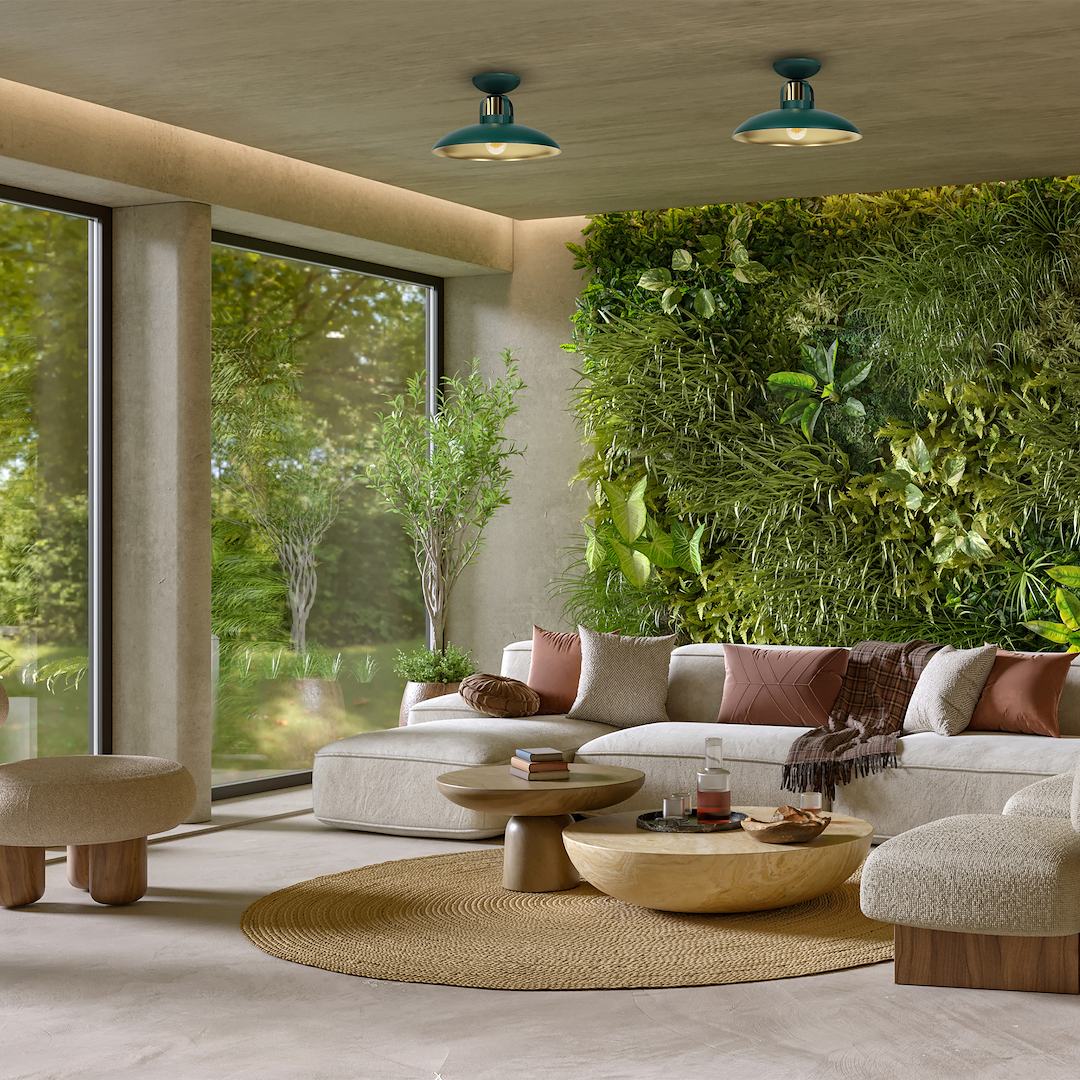 Lampa sufitowa FELIX GREEN/GOLD 1xE27 Milagro - obrazek 2