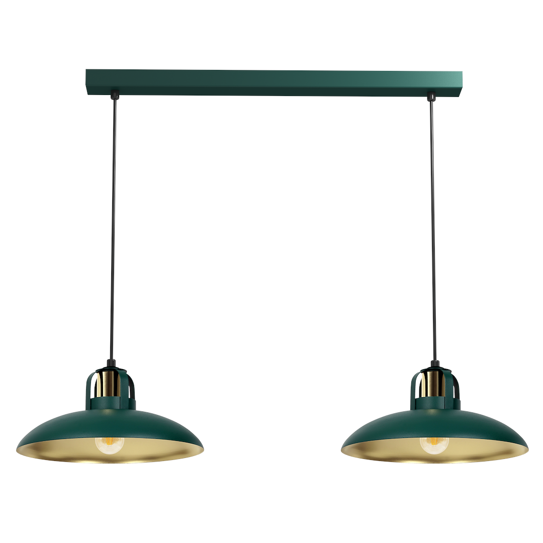 Lampa wisząca FELIX GREEN/GOLD 2xE27 Milagro - obrazek 6