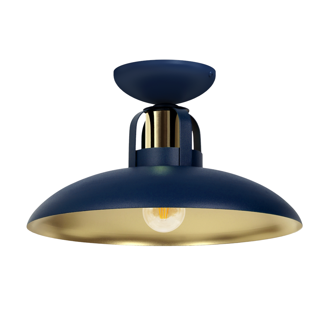 Lampa sufitowa FELIX NAVY BLUE/GOLD 1xE27 Milagro - obrazek 5