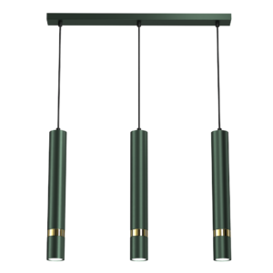 Lampa wisząca JOKER GREEN/GOLD 3xGU10 Milagro