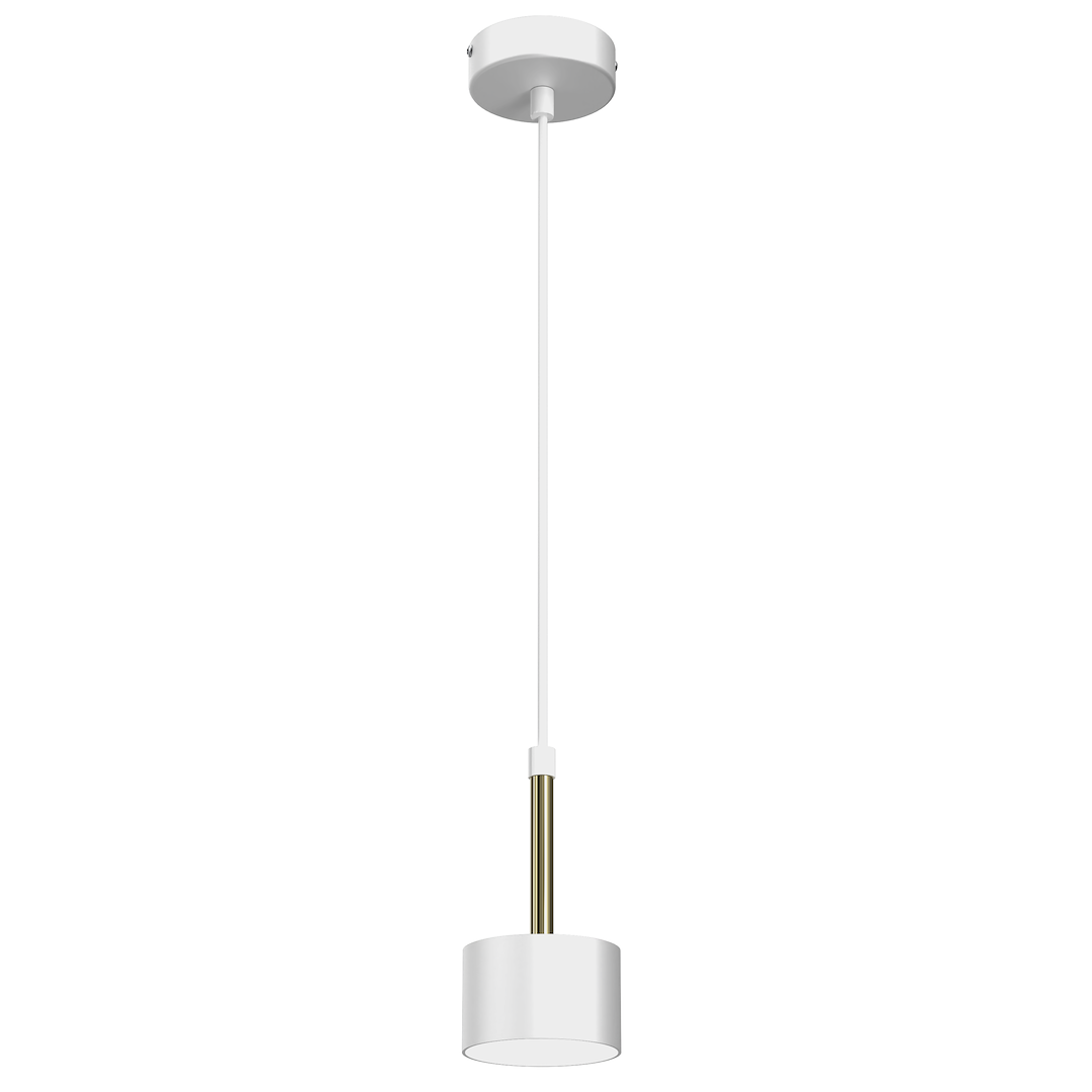 Lampa wisząca Arena 1xGX53 Biały/Złoty Milagro