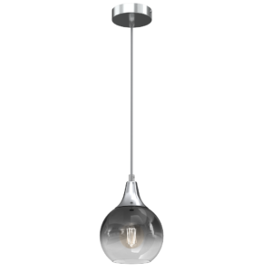 Lampa wisząca MONTE SILVER fi 150 1xE27 Milagro