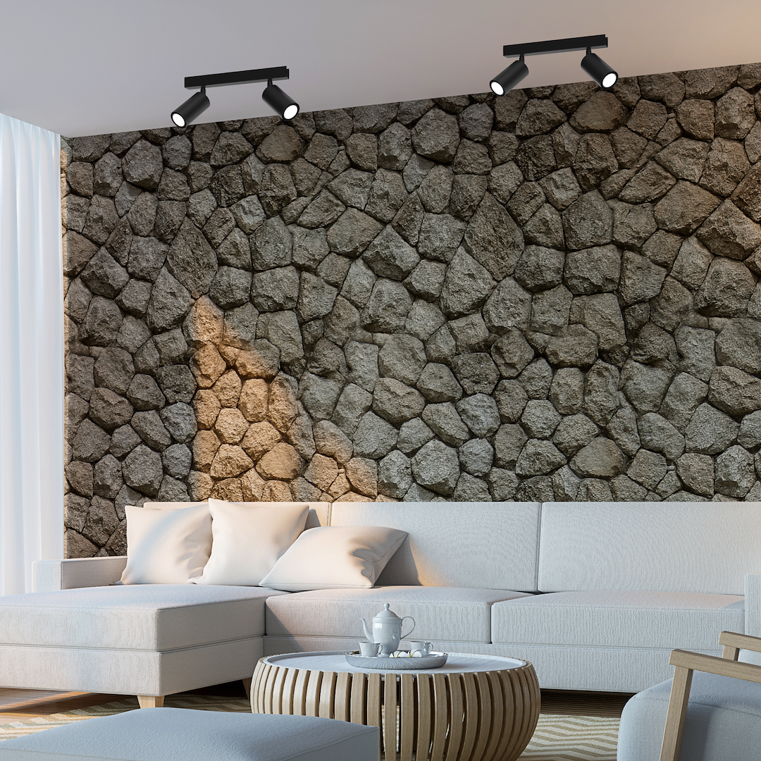 Lampa sufitowa HUDSON BLACK 2xGU10 Milagro - obrazek 3