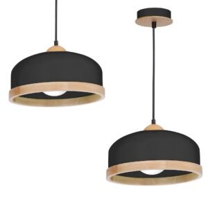 Lampa wisząca STUDIO BLACK 1xE27 Milagro