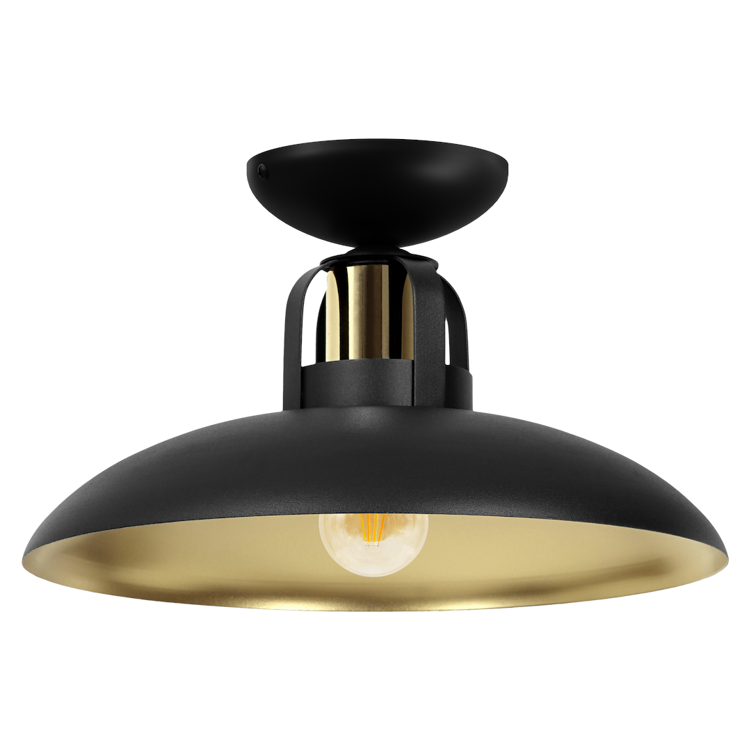 Lampa sufitowa FELIX BLACK/GOLD 1xE27 Milagro - obrazek 5