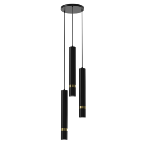 Lampa wisząca JOKER BLACK/GOLD 3xGU10 Milagro