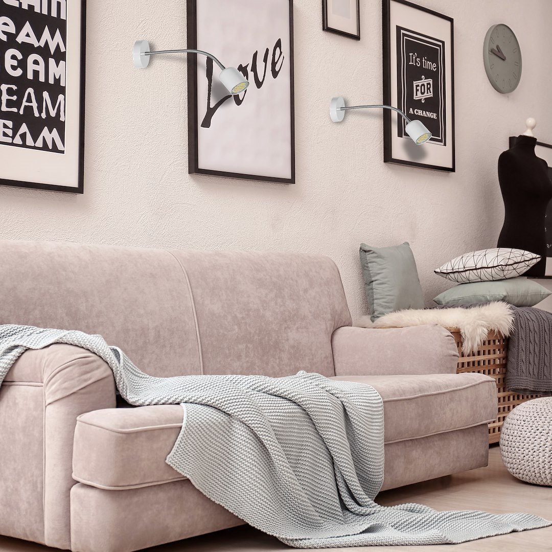 Kinkiet Maxi 1xGU10 Biały Milagro - obrazek 4