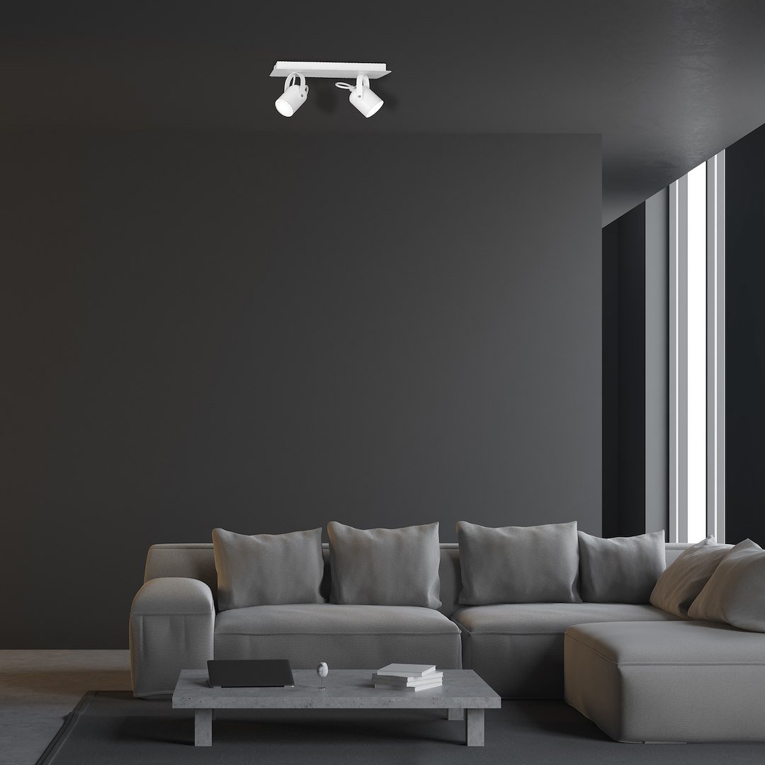 Lampa sufitowa Pico 2xGU10 Biały Milagro - obrazek 6