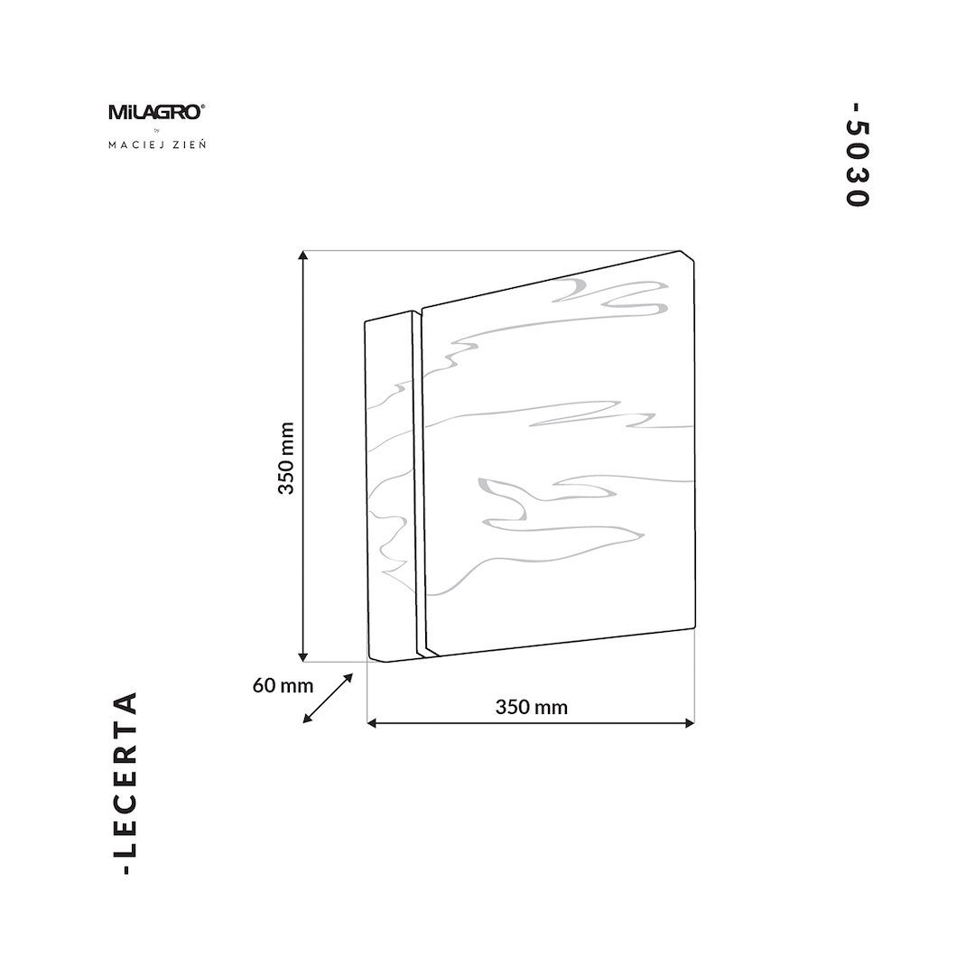 Kinkiet LECERTA 1,2W LED Milagro - obrazek 3