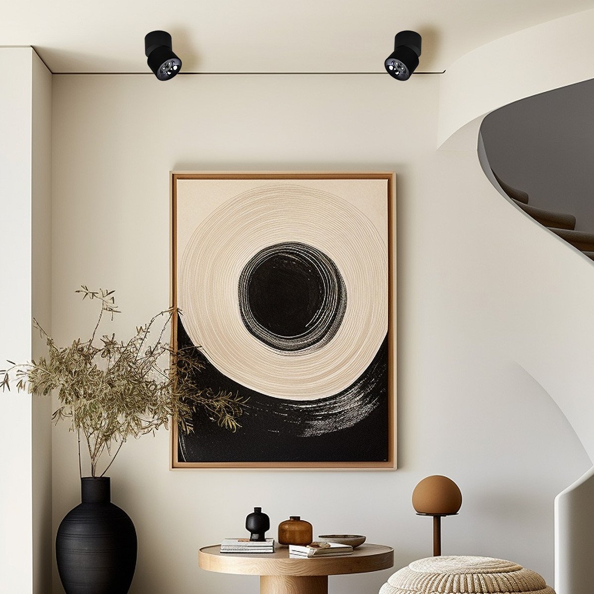 Ruchoma oprawa natynkowa Brema czarna LED CCT Light Prestige - obrazek 4